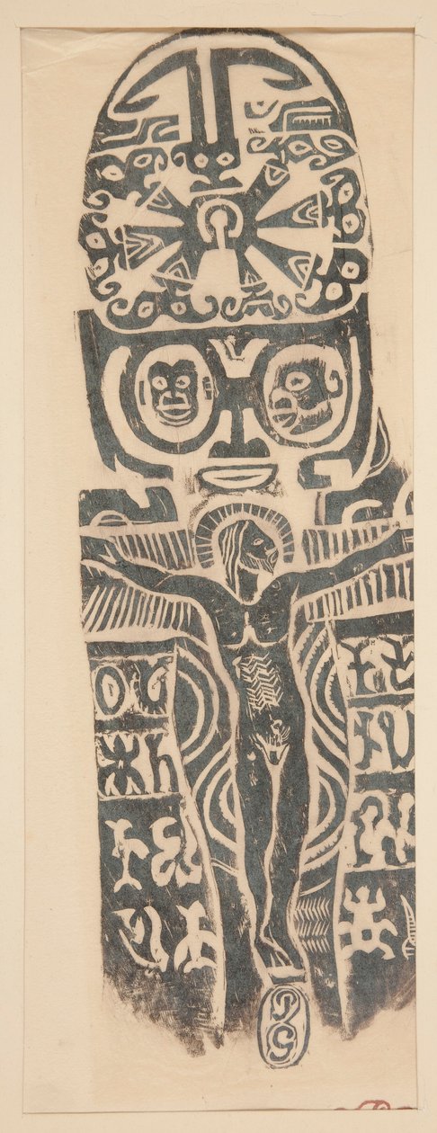Kristus på korset af Paul Gauguin