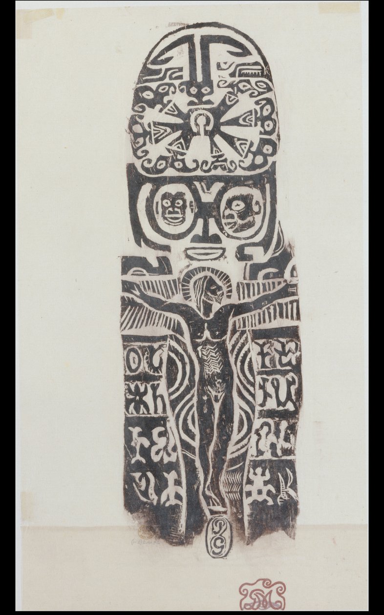 Kristus på korset, 1926., 1926. af Paul Gauguin