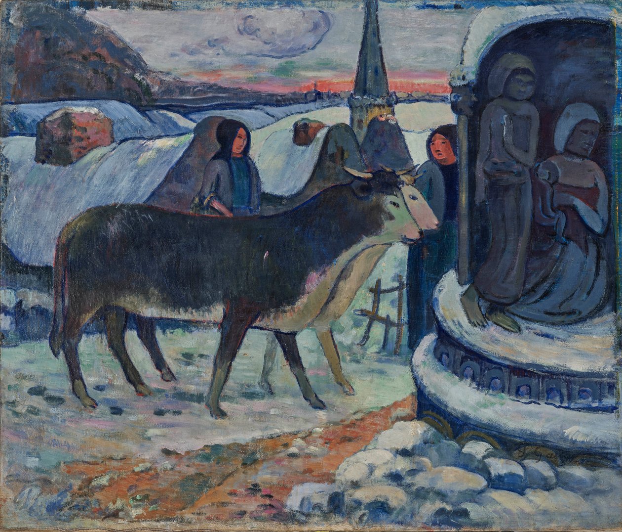 Julenat - Velsignelsen af okserne af Paul Gauguin