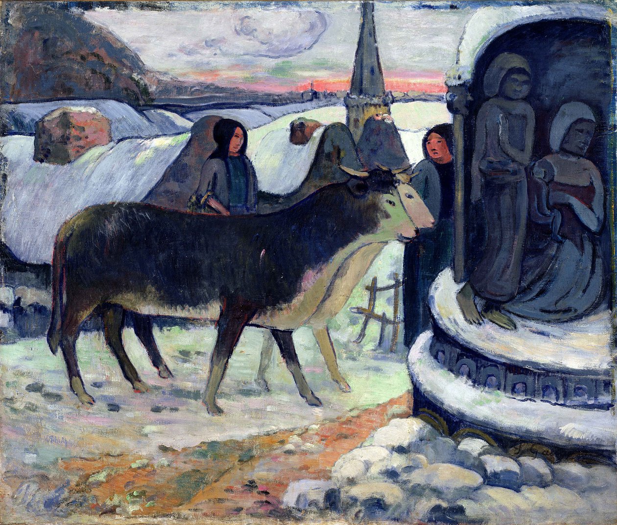 Julenat, ca. 1902-3 (olie på lærred) af Paul Gauguin