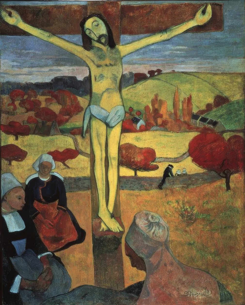 Gul Kristus / 1889 af Paul Gauguin