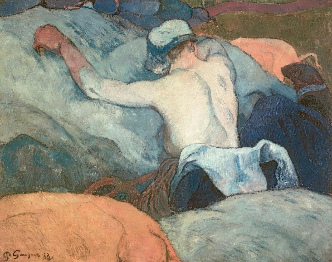 I høet af Paul Gauguin
