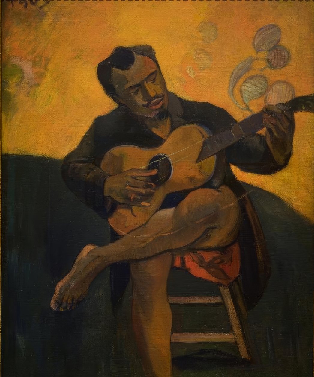 Guitarspilleren af Paul Gauguin