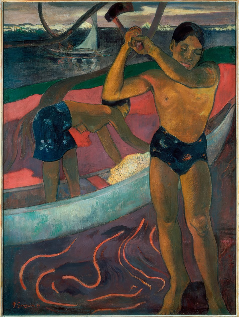 Træhakkeren fra Pia af Paul Gauguin