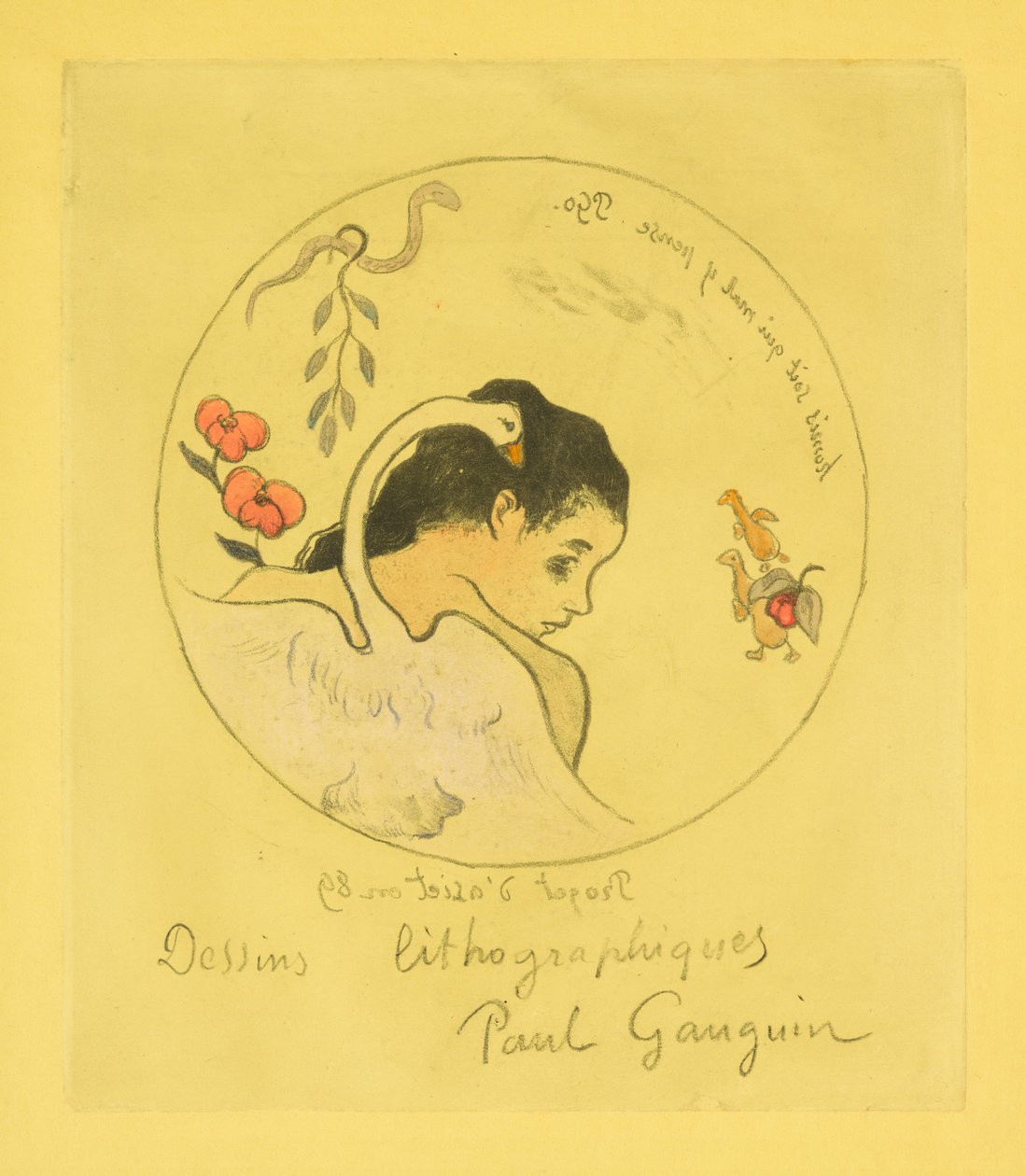 Entwurf für einen Porzellanteller af Paul Gauguin