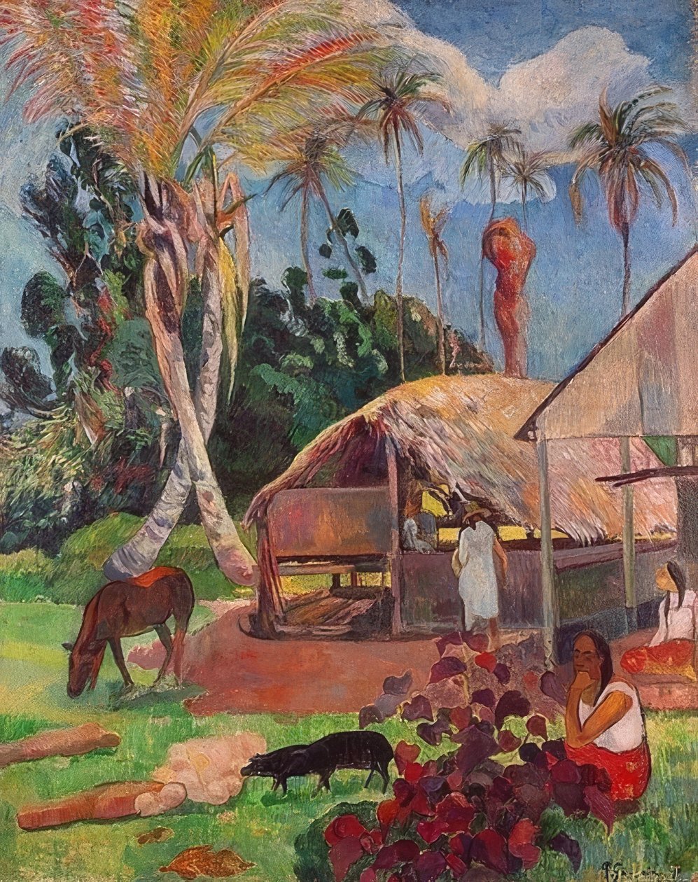 De sorte grise. 1891 af Paul Gauguin
