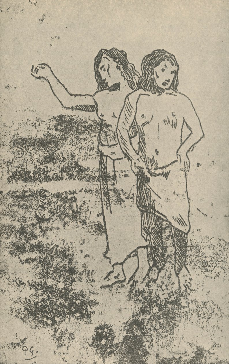 Tegning, 1936 af Paul Gauguin