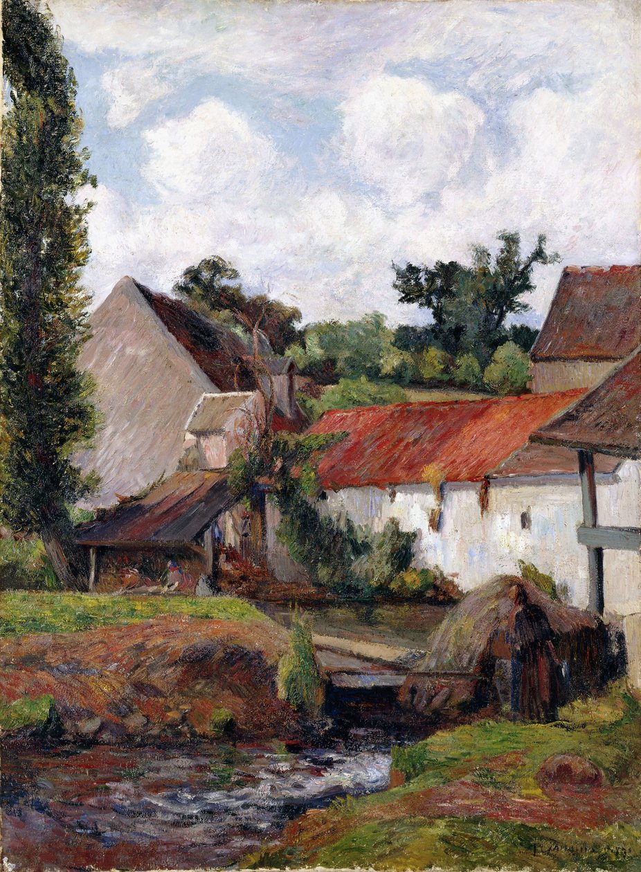 Gård ved Osny, 1883 af Paul Gauguin