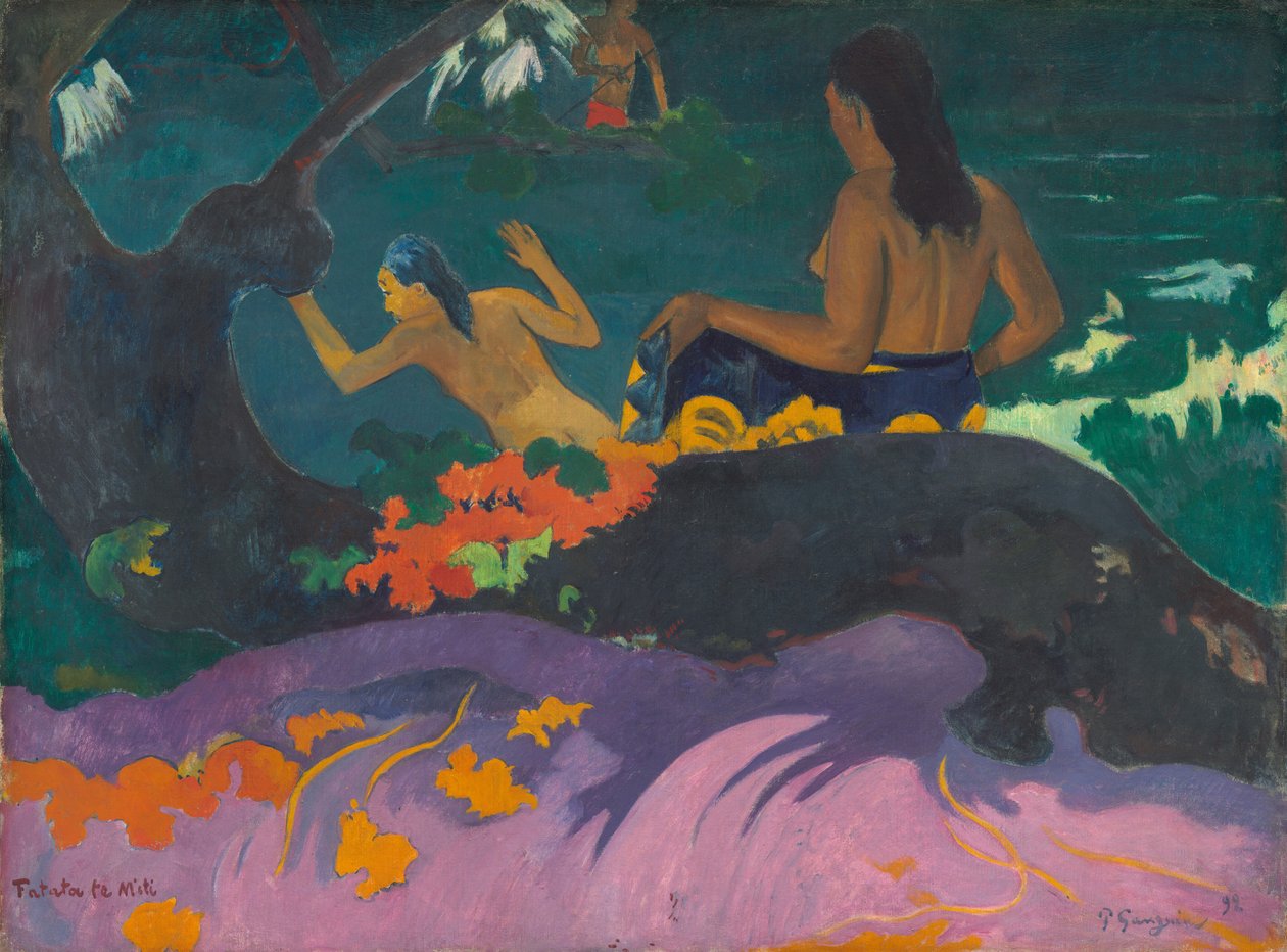 Ved havet af Paul Gauguin