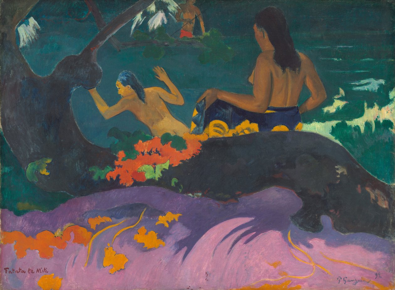 Ved havet, 1892. af Paul Gauguin