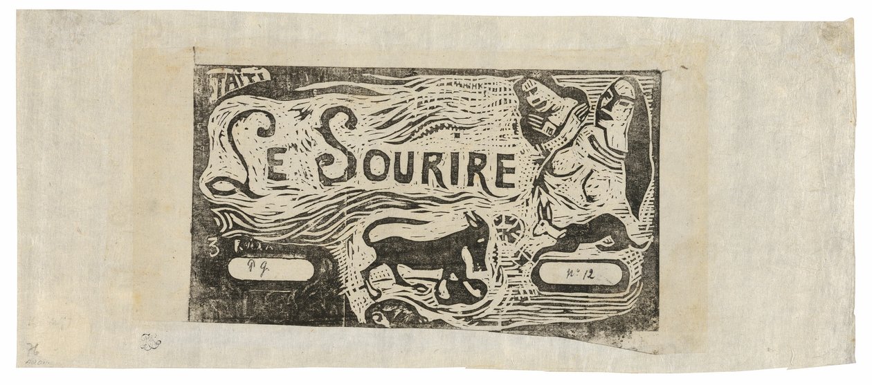 Ræv, Buster af to kvinder og en kanin, hovedstykke til Le sourire af Paul Gauguin