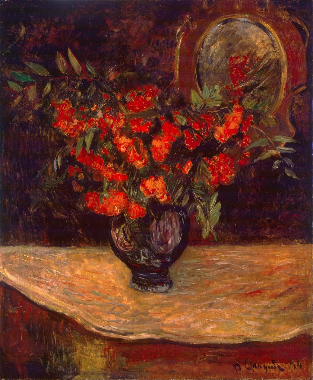 Fransk: Bouquet de sorbier Bouquet af Paul Gauguin