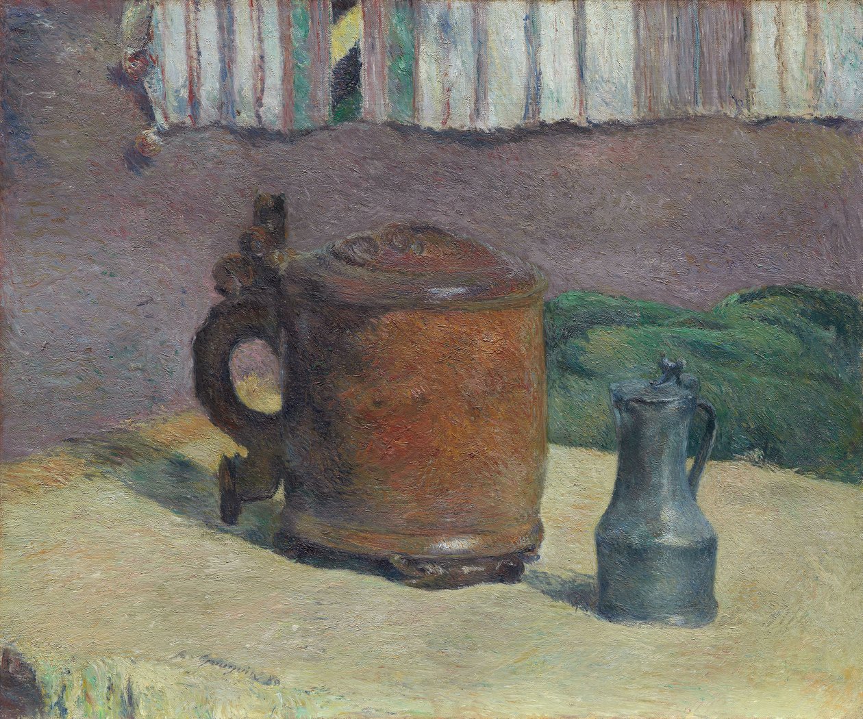 Fransk: Les Deux pots, ou Nature Morte à la Cruche d