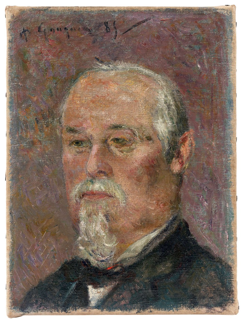 Fransk:  Portrait de Philibert Favre Portræt af Philibert Favre af Paul Gauguin