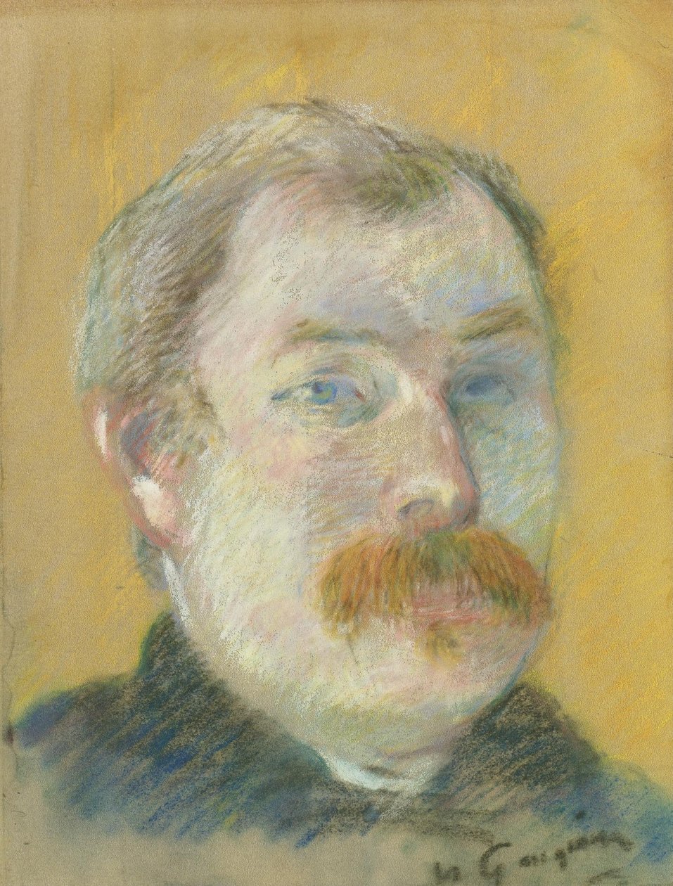 Fransk:  Portrait de William Lund Portræt af William Lund af Paul Gauguin