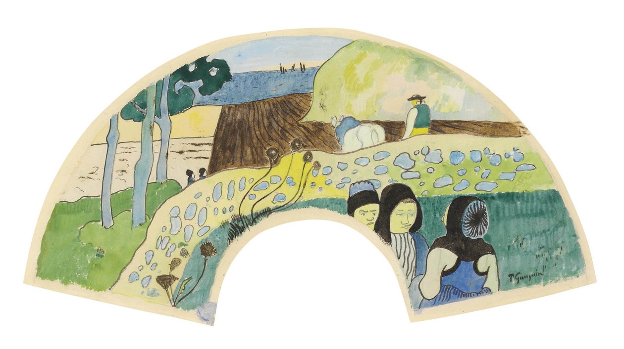 Fransk: Scène bretonne af Paul Gauguin