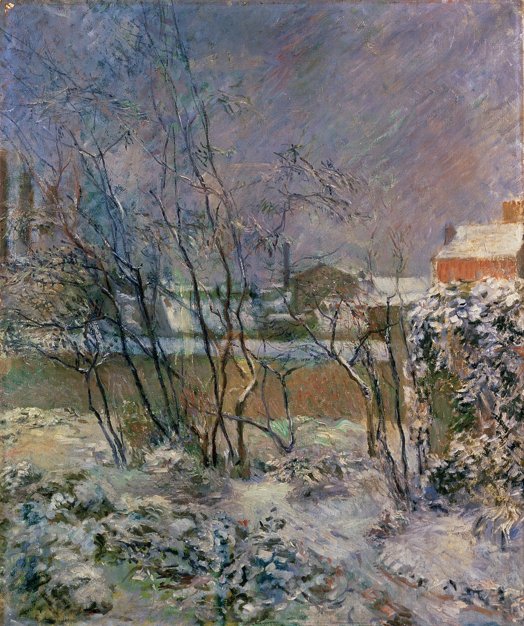 Have i sne, 1883 af Paul Gauguin