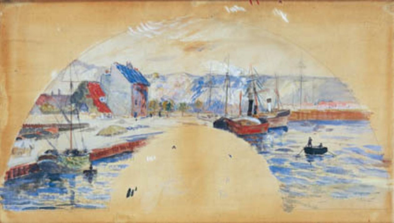 Havneparti af Paul Gauguin