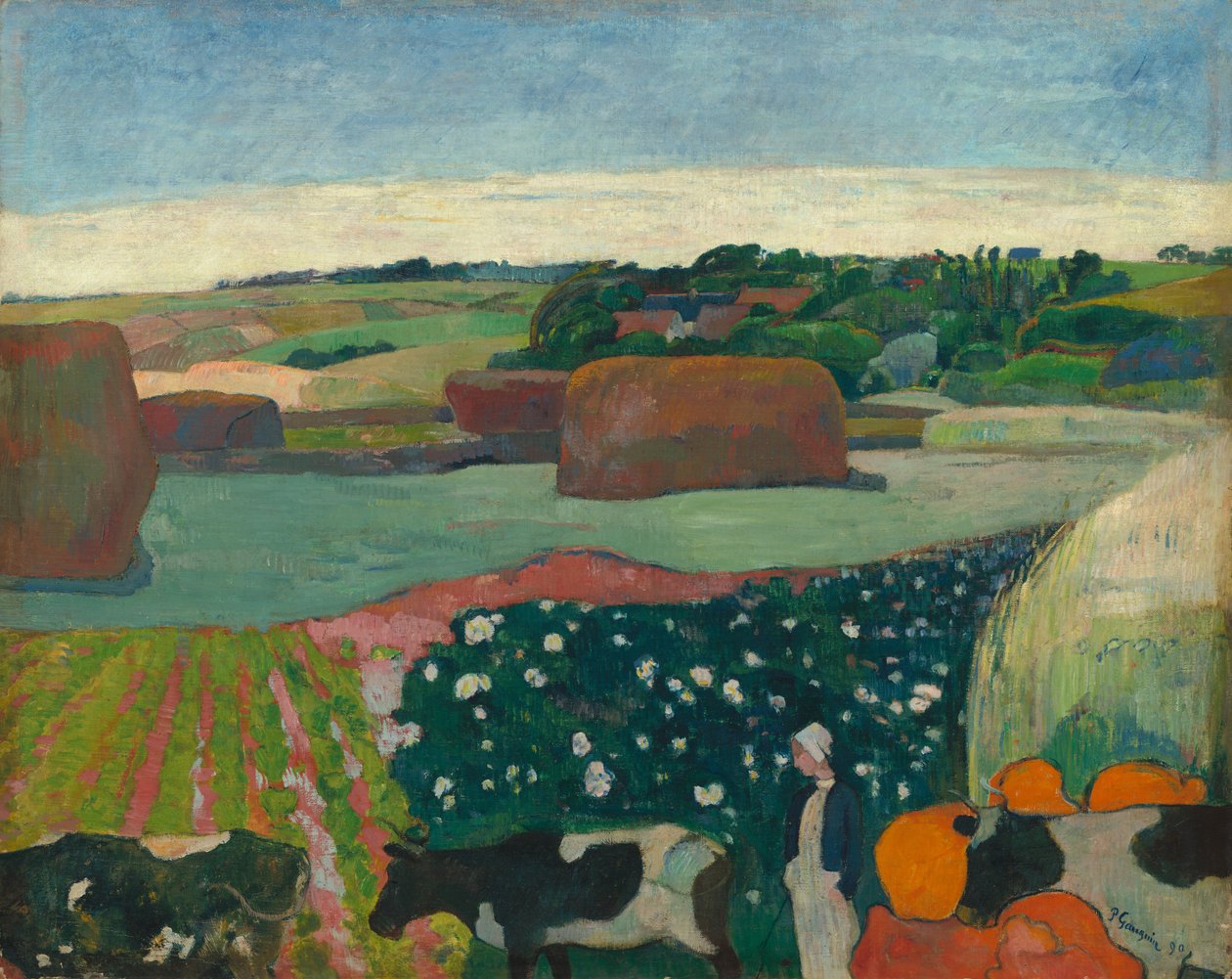 Høstakke i Bretagne af Paul Gauguin