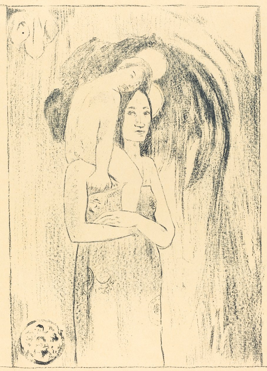 Ia Orana Maria Vi hilser dig, Mary, ca. 1894. af Paul Gauguin