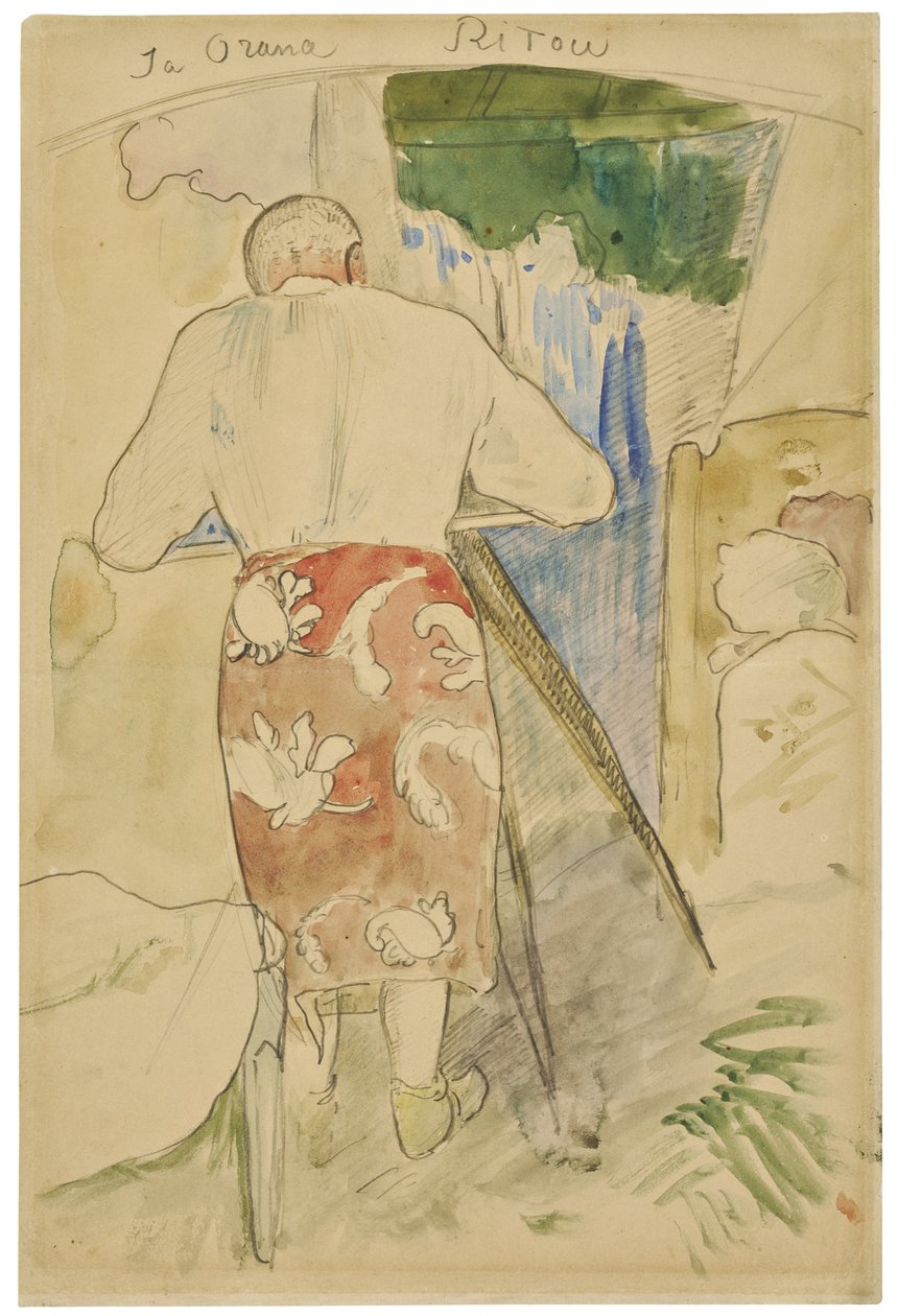 I Orana Ritou, c.1891-94 af Paul Gauguin
