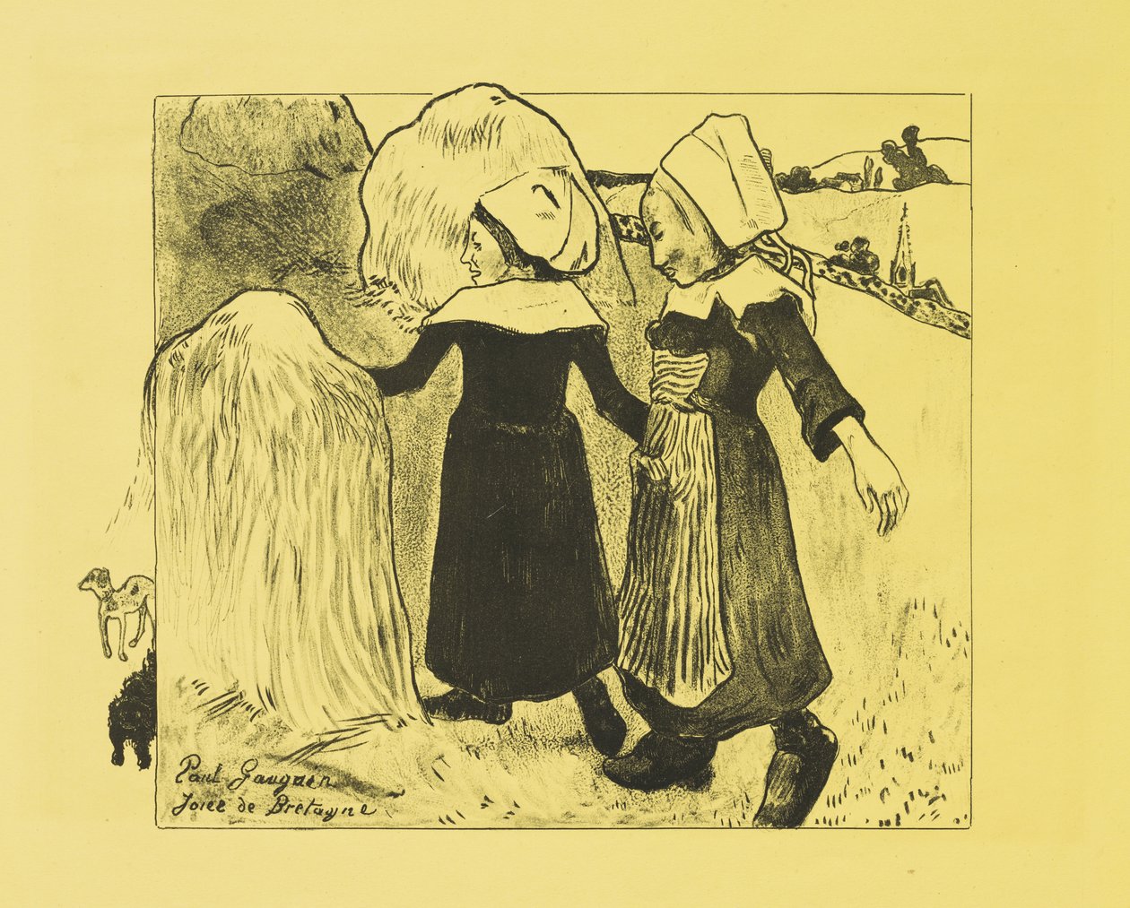 Bretagnes glæde, 1889 af Paul Gauguin