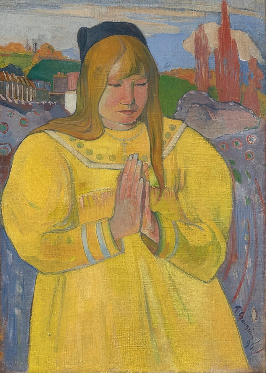 Ung kristen pige. 1984 af Paul Gauguin