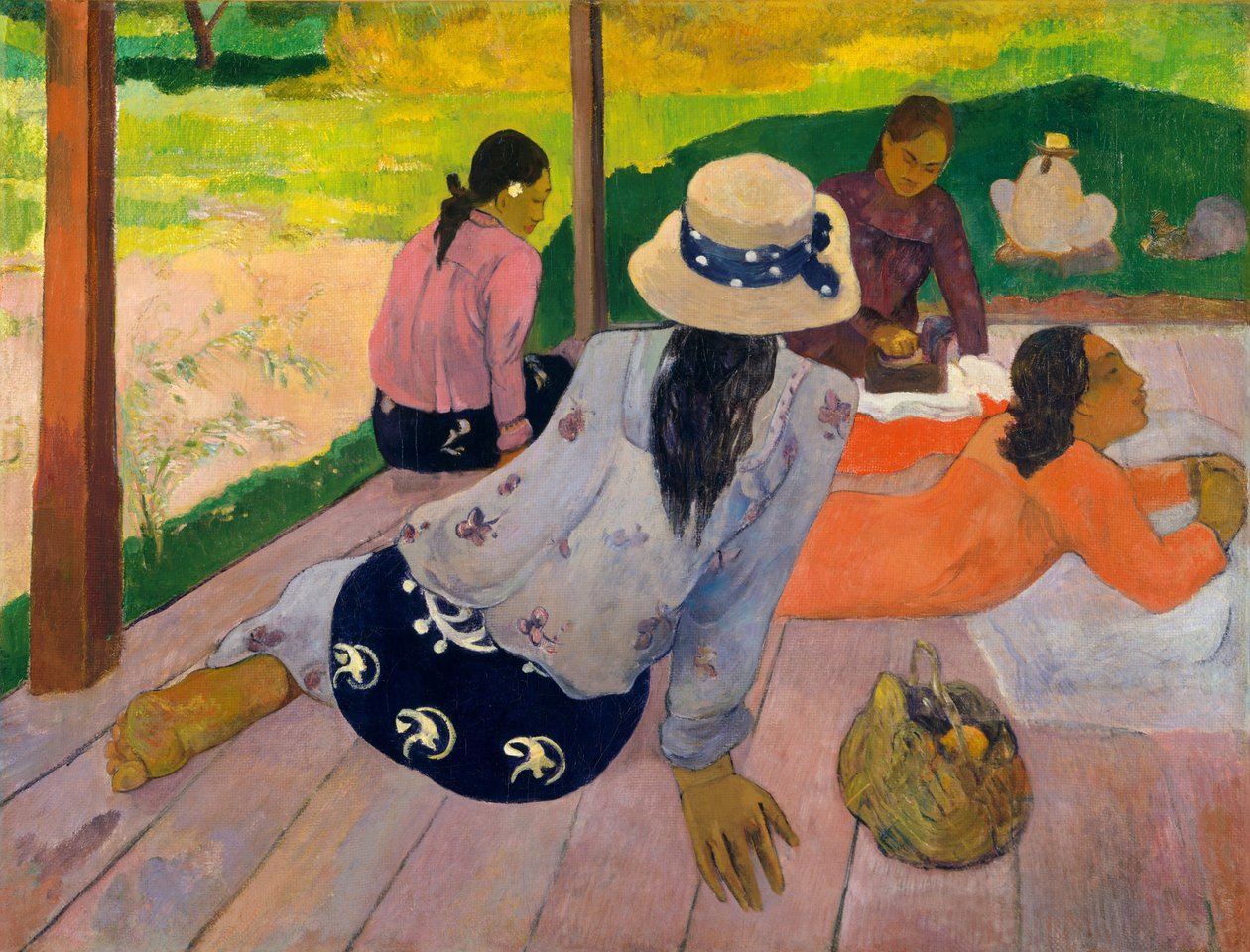 Siestaen - Maleri af Paul Gauguin (1848-1903) af Paul Gauguin
