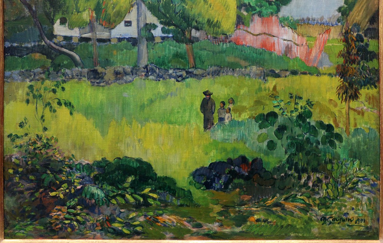Landskab af Paul Gauguin