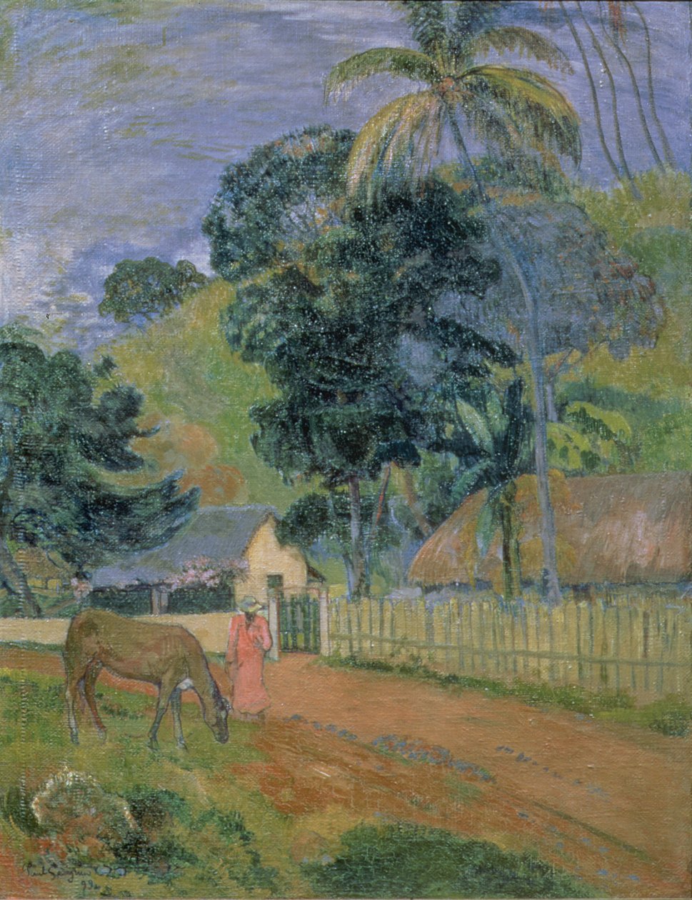 Landskab af Paul Gauguin