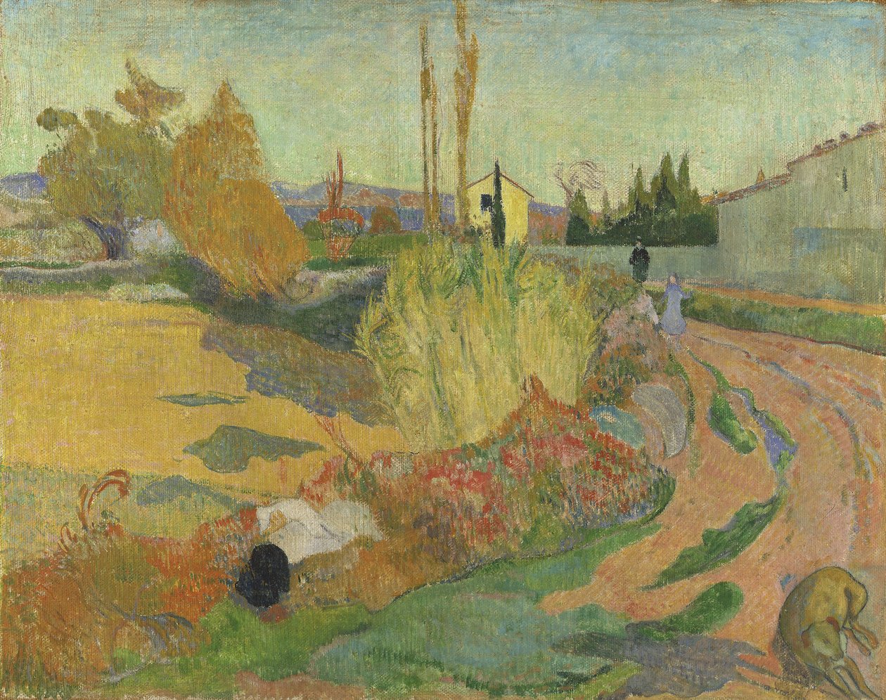 Landskab ved Arles, 1888 af Paul Gauguin