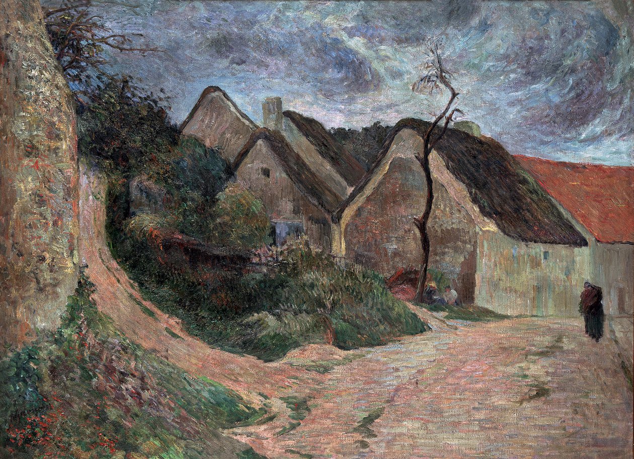Landskab i Osny par Gauguin, Paul Eugene Henri (1848-1903). Olie på lærred, størrelse: 76,5x101 af Paul Gauguin