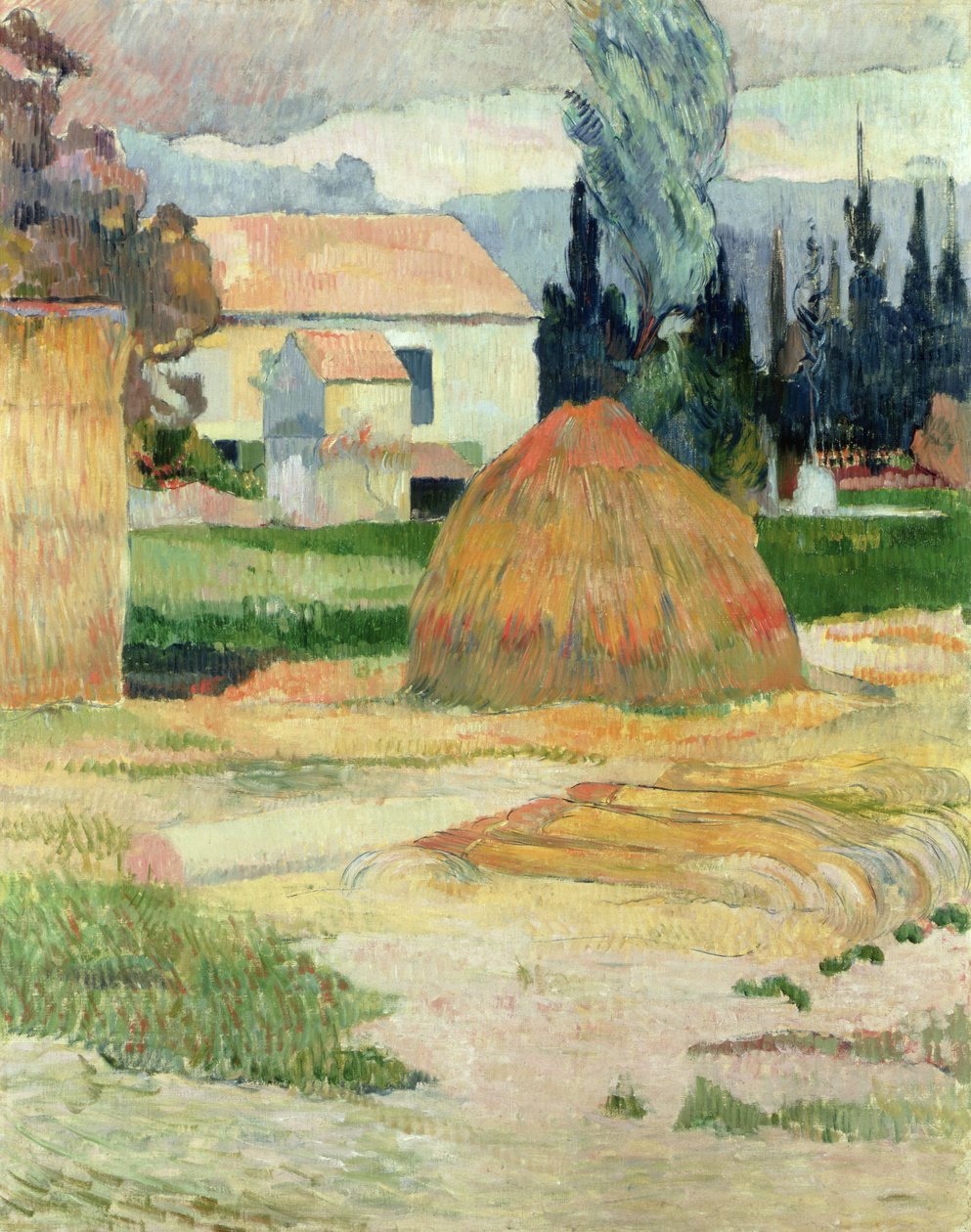 Landskab nær Arles af Paul Gauguin