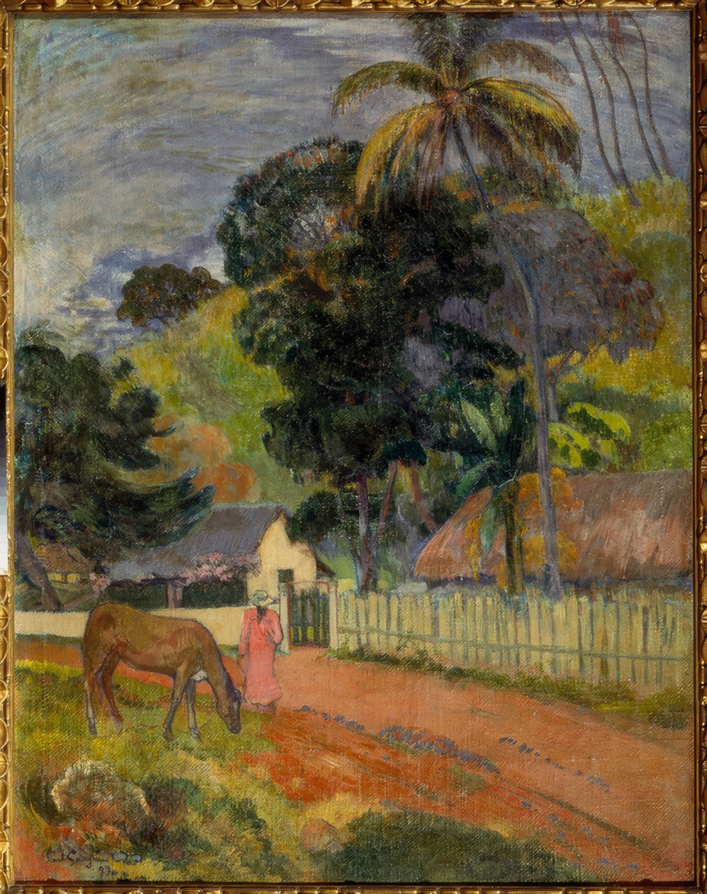 landskab af Paul Gauguin