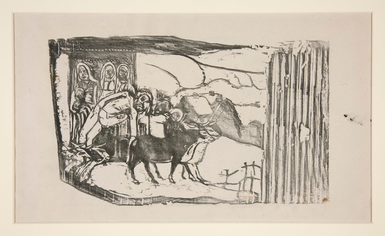 Le Calvaire Breton [Wayside Shrine i Bretagne] af Paul Gauguin