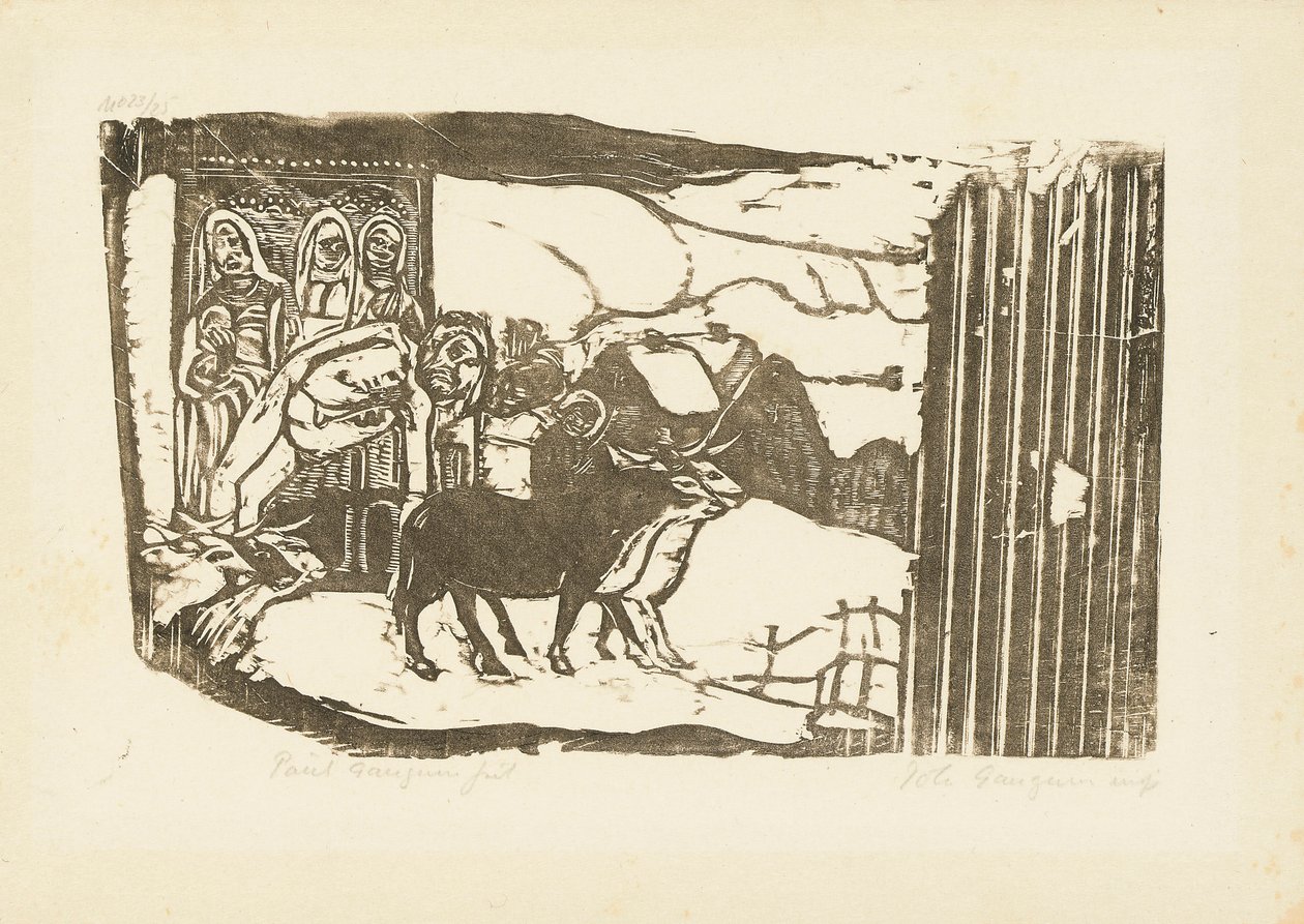 Den bretonske Golgata, 1898-99 af Paul Gauguin