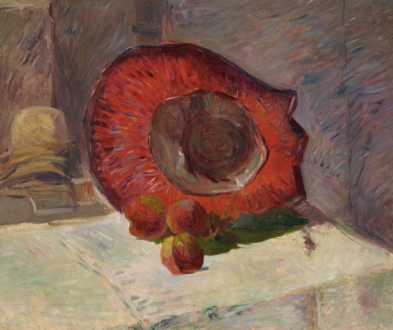 Den røde hat af Paul Gauguin