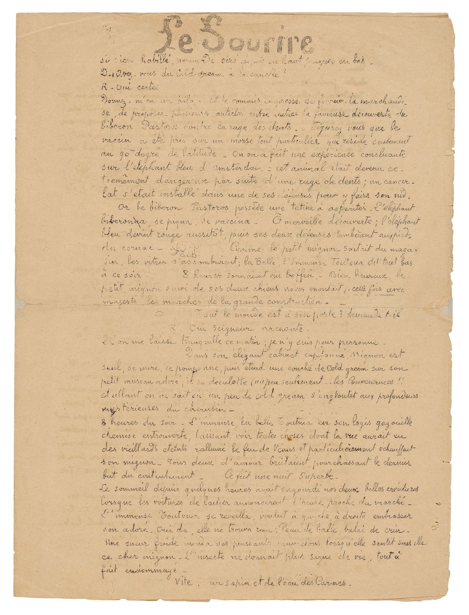 Le sourire: Journal sérieux, 19. september 1899 af Paul Gauguin