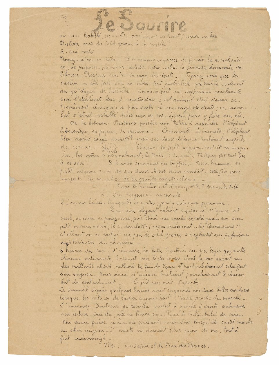 Le sourire: Journal sérieux, 19. september 1899 af Paul Gauguin