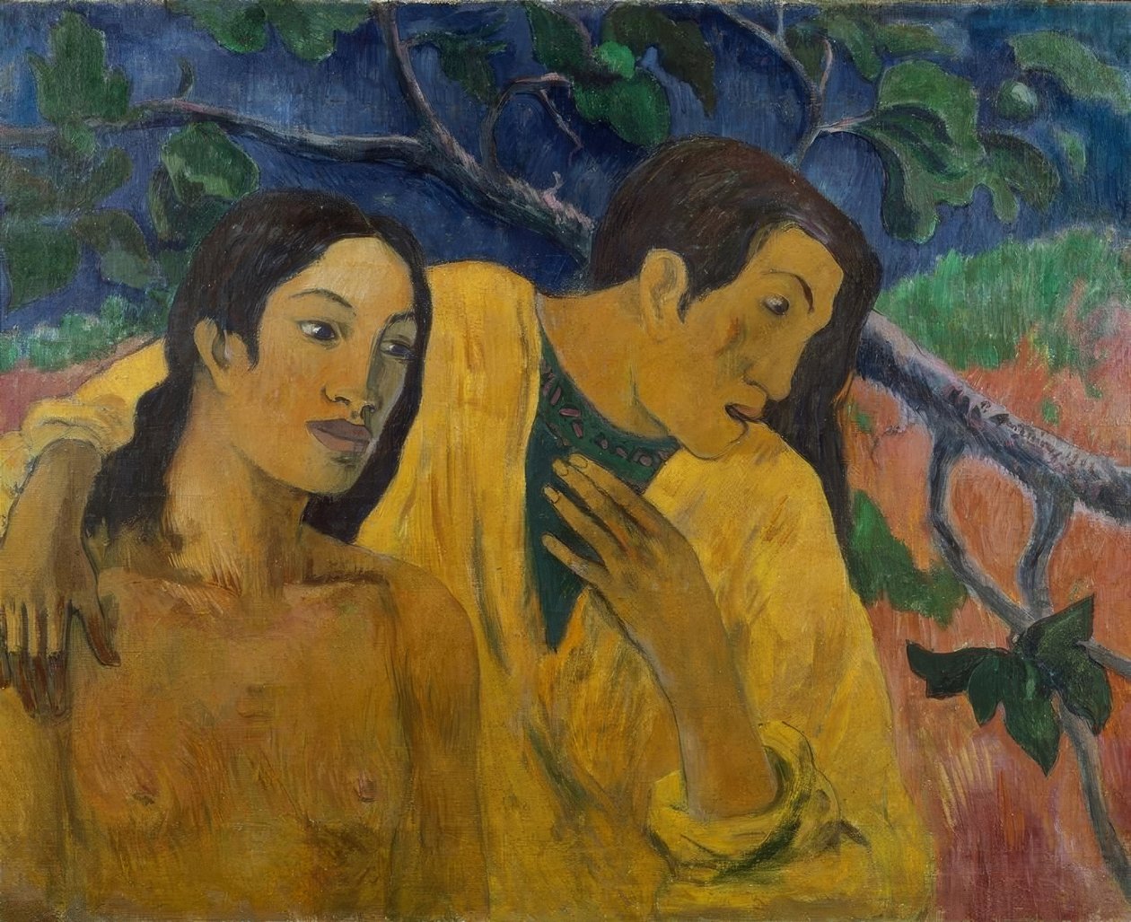 De elskende af Paul Gauguin
