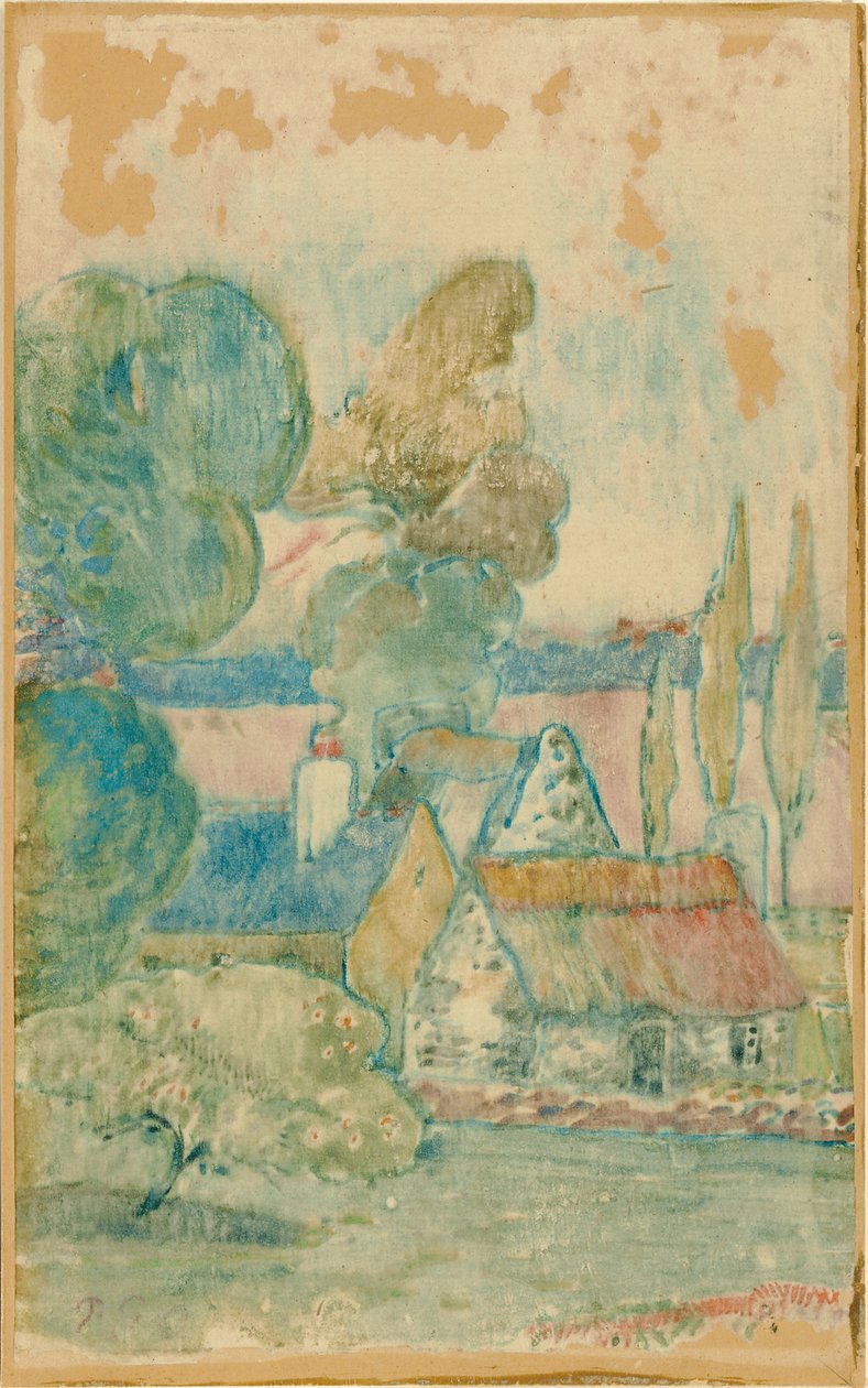 Hytterne af Paul Gauguin