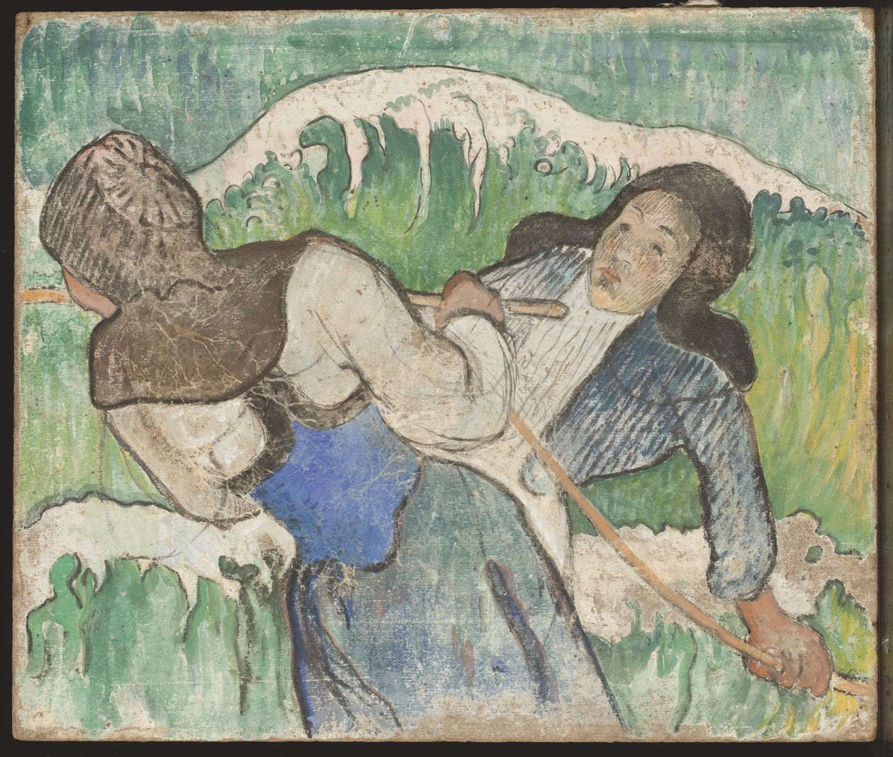 Fisherwomen of Goëmon, ca. 1888-90 af Paul Gauguin