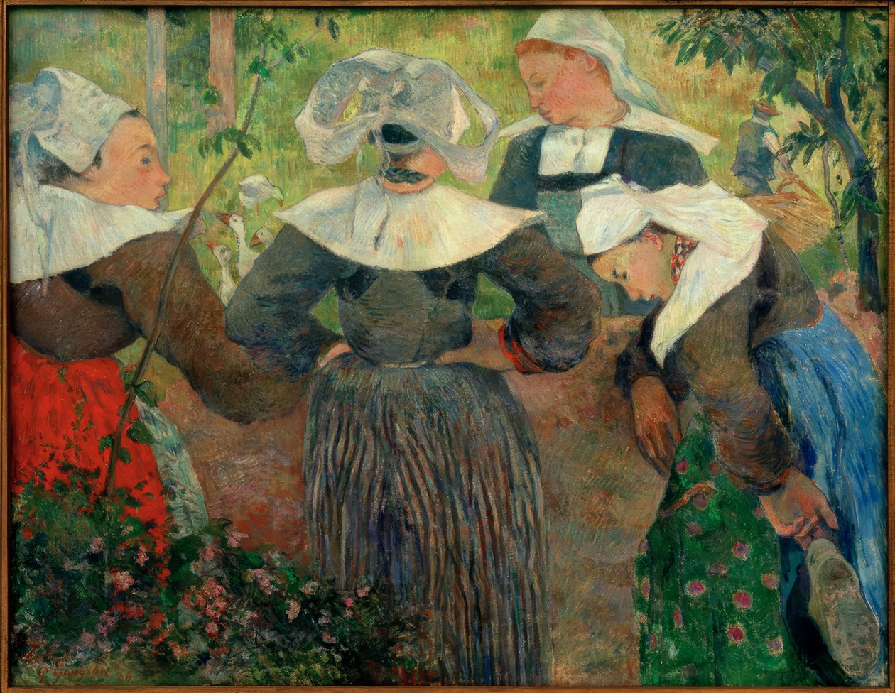 De fire bretonere af Paul Gauguin