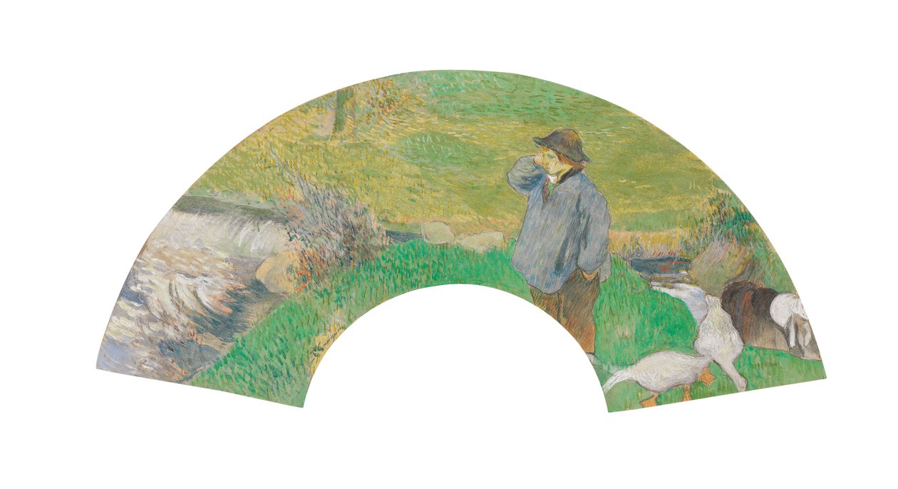 Lille bretonsk hyrde, 1888 af Paul Gauguin