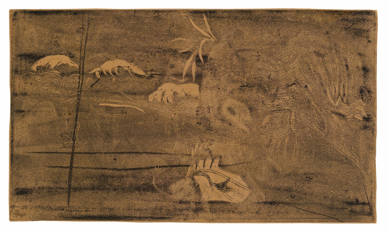 L’univers est créé (Universet bliver til), fra Noa Noa Suite af Paul Gauguin