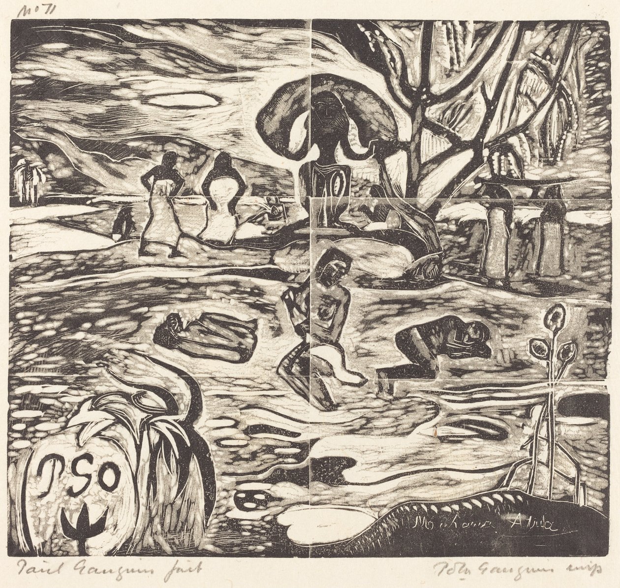 Mahana Atua (gudernes mad) af Paul Gauguin