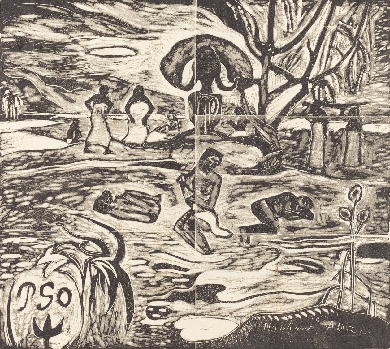Mahana Atua The Food of the Gods, 18941895. af Paul Gauguin