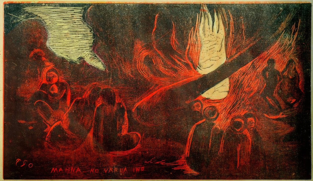 Varme til onde ånder af Paul Gauguin