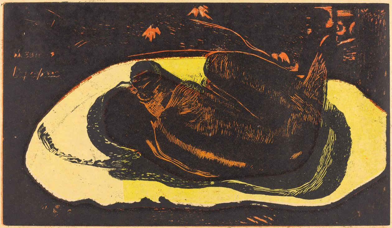 Hun er hjemsøgt af en ånd af Paul Gauguin