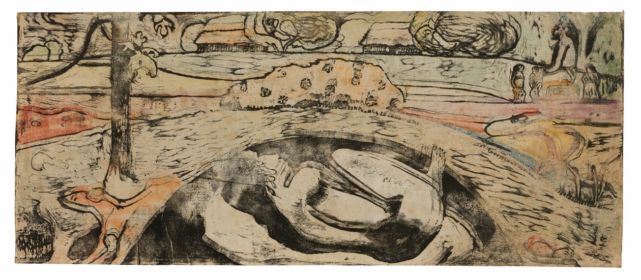 Manao tupapau (Hun tænker på spøgelset eller Spøgelset tænker på hende) af Paul Gauguin